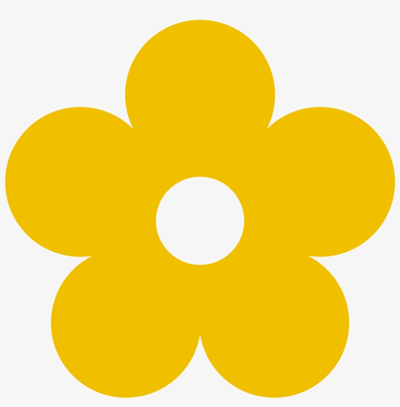 Flower Clipart Easter - Clip Art Flower Yellow, transparent png download