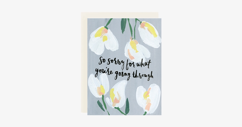 So Sorry Card - Sympathy Card, transparent png download
