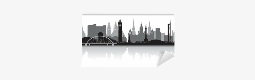 Glasgow Skyline Silhouette, transparent png download