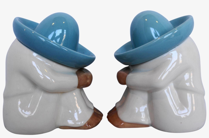 Mexican Sombrero Siesta Turquoise White Sleeping Man - Pepe Siestas, transparent png download