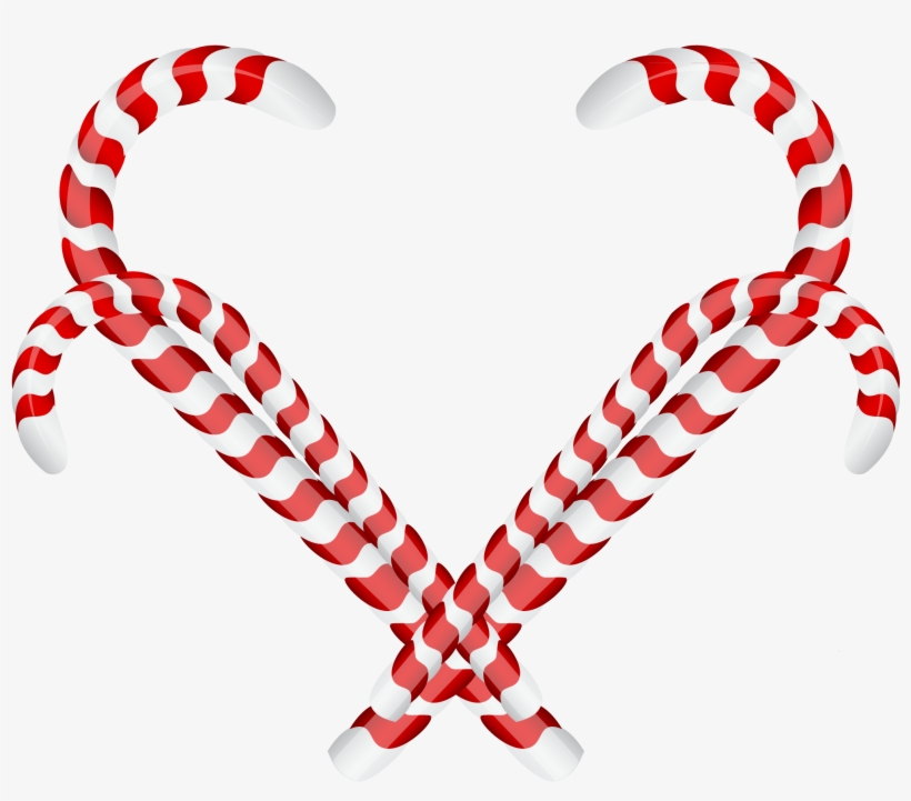 Christmas Png Candy Cane Heart, transparent png download