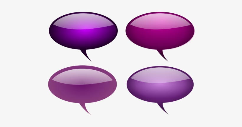 Bubbles,bubbles,speaking - Purple Call Out Png, transparent png download