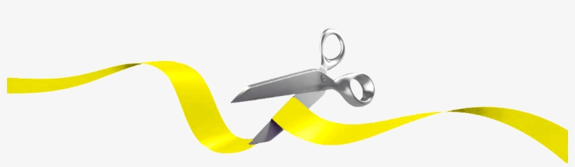 Rc Yellow - Scissors Ribbon Cutting Png, transparent png download
