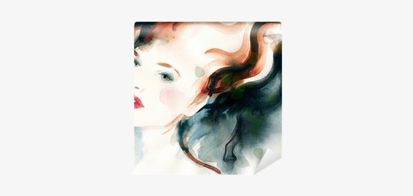 Abstract Watercolor - Art Print: Ismagilova's Abstract Watercolor .woman, transparent png download