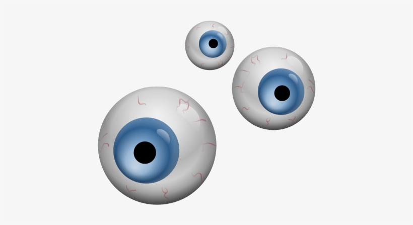 Evil Eye Clip Art Download - Eyeballs, transparent png download