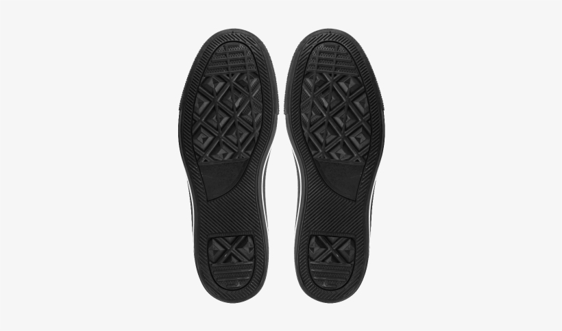 Black Handlebar Mustache / Moustache Pattern Aquila - Shoe, transparent png download