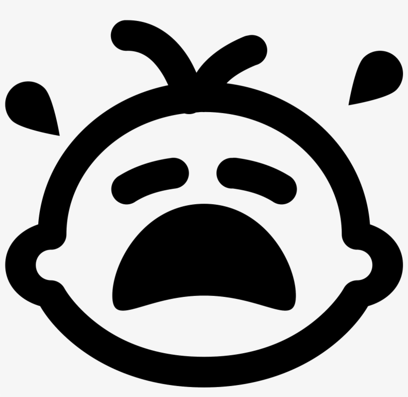 Baby Crying Png Clipart Royalty Free Download - Crying Baby Icon, transparent png download
