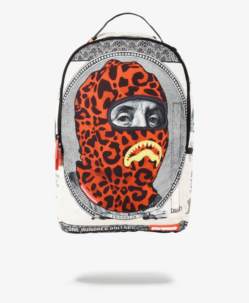 Ski Mask Hunnid - Sprayground Ski Mask Bookbag, transparent png download