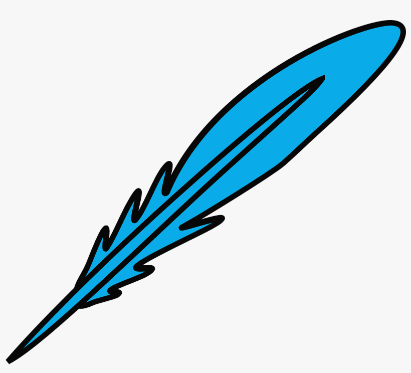 Turkey Feather Clipart Kid - Feather Clip Art Transparent Background, transparent png download