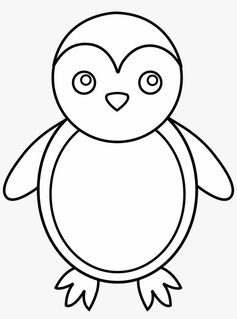 Penguin Line Art Free Clip Painting Rocks - Horizon Observatory, transparent png download