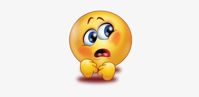 Terrified Big Eyes - Big Eyes Emoji, transparent png download