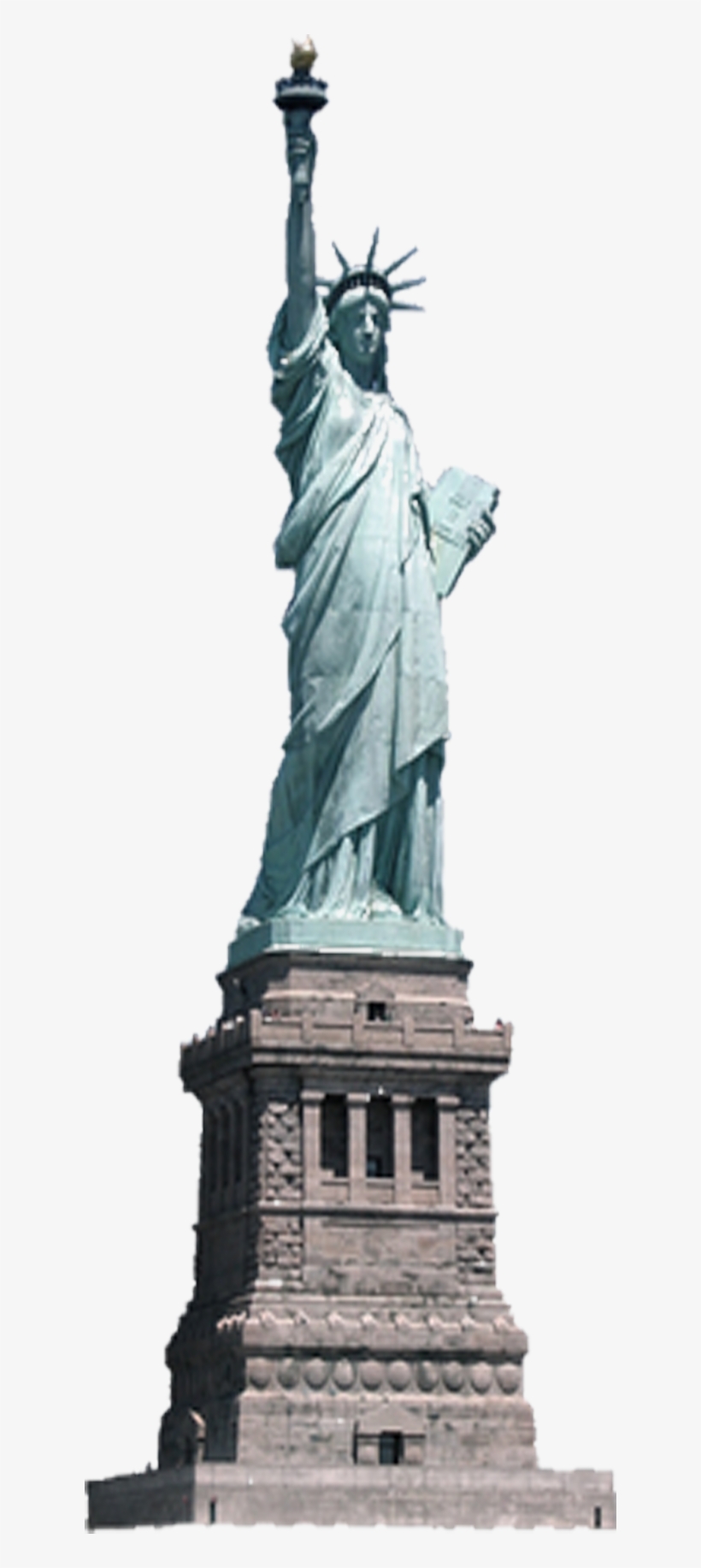 Freedom Statue Png Svg Freeuse Library - Statue Of Liberty, transparent png download