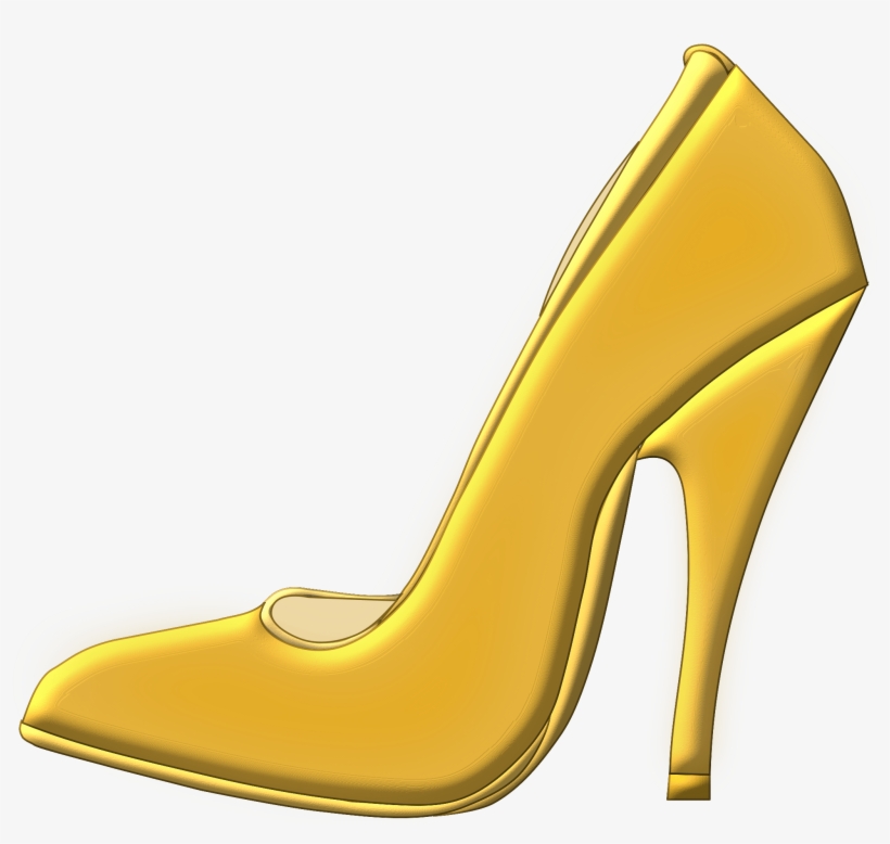 All Images From Collection - Gold Shoe Vector, transparent png download