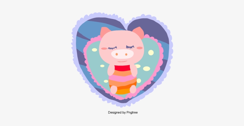 Cute Cartoon Color Animal Baby Design Material, Lovely, - Watercolor Painting, transparent png download