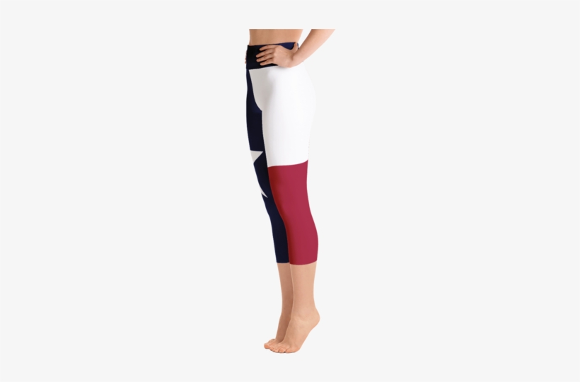 Texas Flag Athletic Capri - Ladybug Leggings - Lady Bug - Yoga Leggings - Print, transparent png download