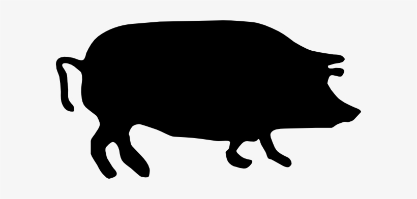 Pig Silhouette Clip Art High Res Pig Silhouette Png Image Transparent Png Free Download On Seekpng