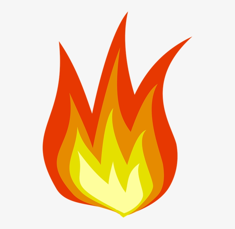 Clip Arts Related To - Flames Clip Art, transparent png download
