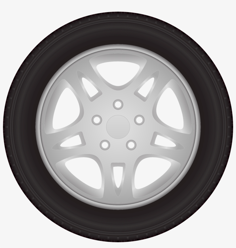 Car Wheel Vector Png Transparent Image - Pneu Png Desenho, transparent png download