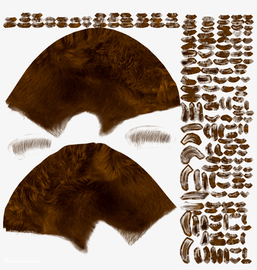 Optional Diffuse Texture - Lace Wig, transparent png download