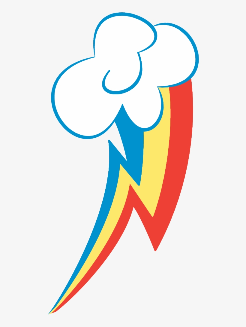 Philiptomkins, Cutie Mark, Rainbow Dash, Safe, Simple - Rainbow Dash Cutie Mark, transparent png download