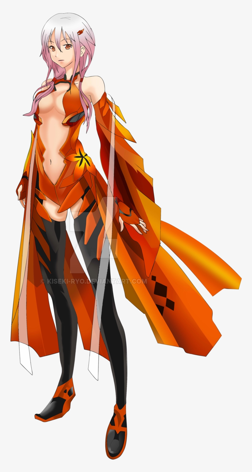 Guilty Crown Clipart Png - Guilty Crown Inori Character Design, transparent png download