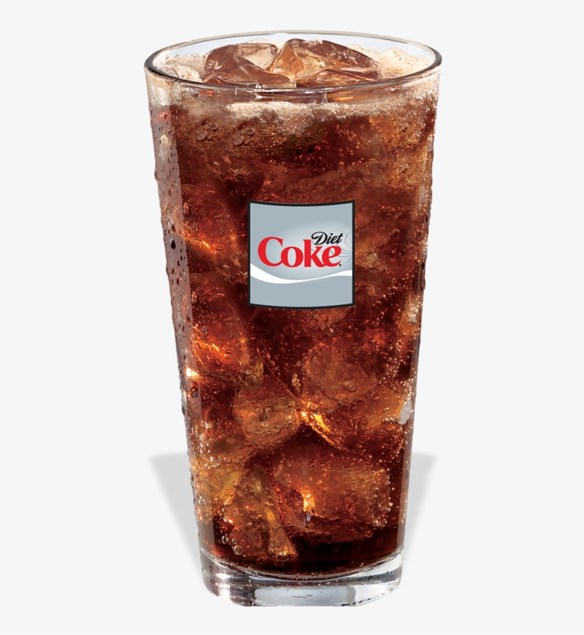Glass Of Diet Coke, transparent png download