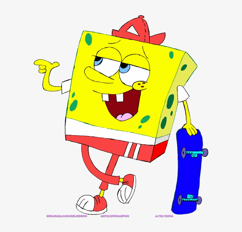 Retro Spongebob By Spongefox On Deviantart Png Freeuse - Retro Spongebob, transparent png download