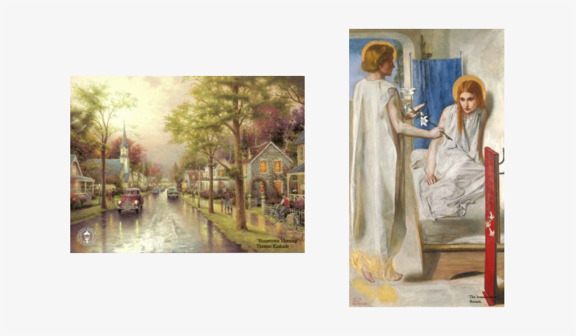 Picture - Dante Gabriel Rossetti Annunciazione, transparent png download