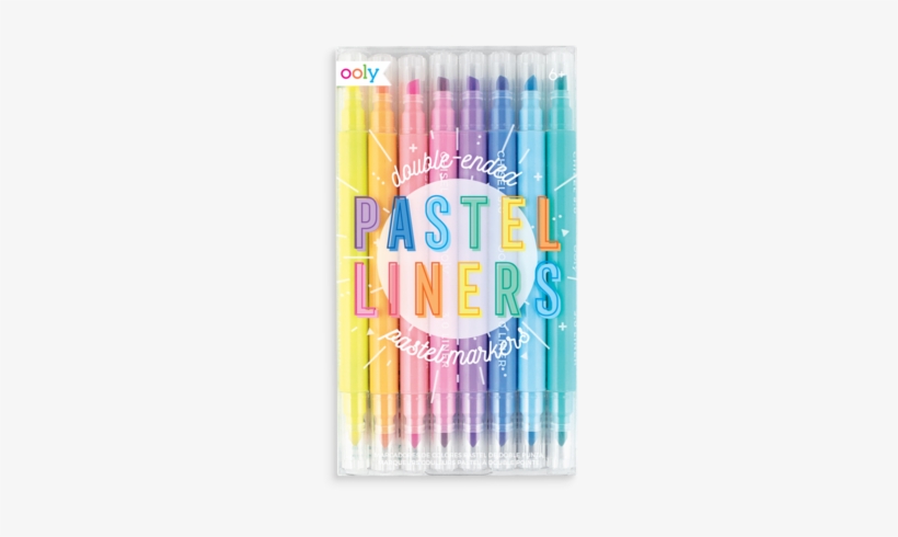Pastel Liners Dual Tip Markers - Ooly Pastel Liners, transparent png download