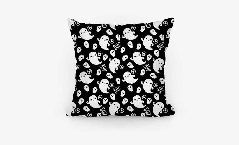 Cute Ghosts Pillow - Cute Ghost Shirt Designs, transparent png download