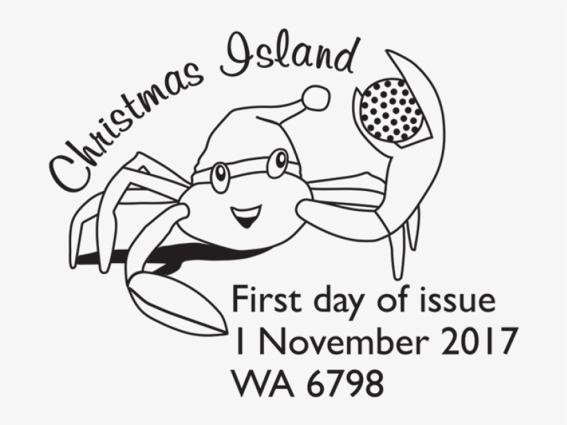 Christmas Island Christmas 2017 Postmark - British Safety Council, transparent png download