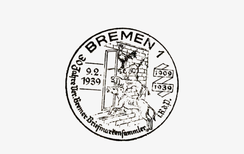 Special Postmark Used In Bremen - Cartoon, transparent png download