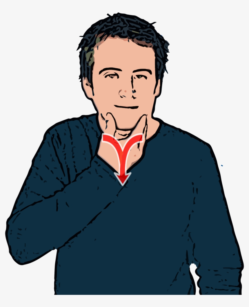 British Sign Language - British Sign Language Man, transparent png download