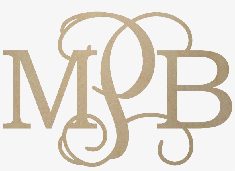 Diametric Wooden Monogram - Leather & Pearl Monogrammed Necklace, transparent png download