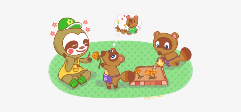 I Like To Think Leif Has Special Marigold Seeds For - Timmy And Tommy And Tom Nook, transparent png download