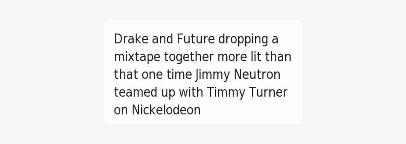 Drake, Future, And Lit - Cut A Hole In The Bottom Of My Tub Of Popcorn, transparent png download