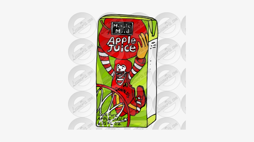 Apple Juice Picture For Classroom Therapy Use - Cartoon, transparent png download