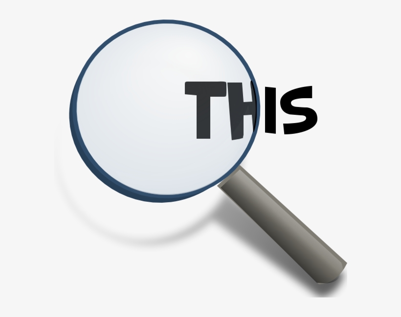 I'm Attaching The Xcf File So You Can Look At The Layers - Magnifying Glass Clipart, transparent png download