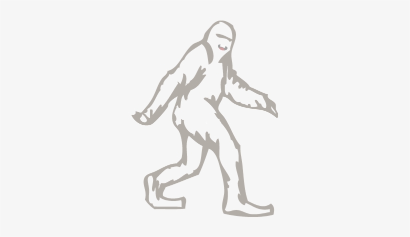 Three People Report 'white Bigfoot' In A Corn Field - Transparent Big Foot Png, transparent png download