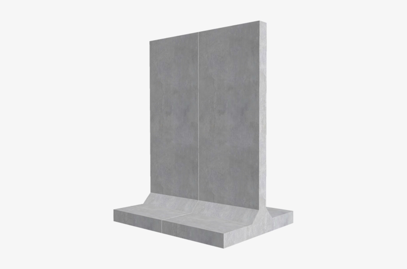 Quick And Easy To Install, Precast Concrete Retaining - Headstone, transparent png download