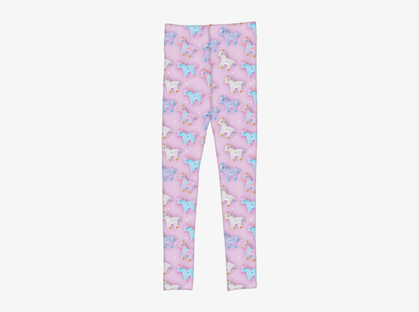 Picture Of Unicorns And Stars Leggings - Kids Unicorns & Stars Leggings, transparent png download