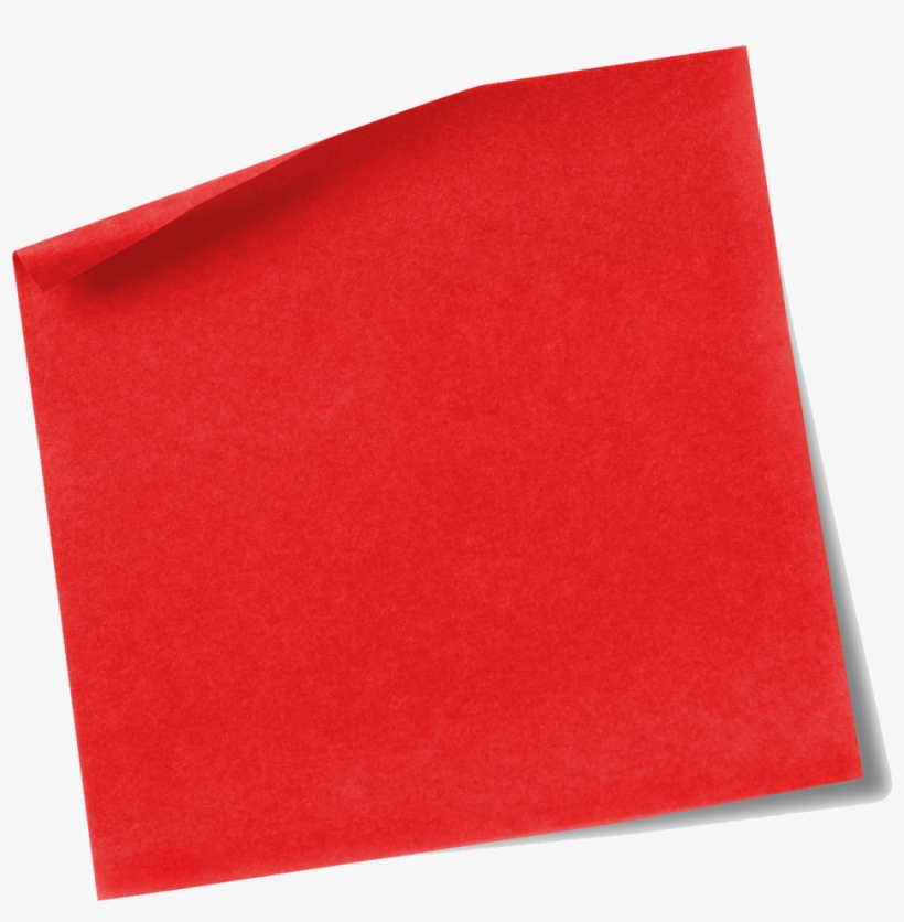 Download Red Post It Png Transparent PNG Download SeekPNG