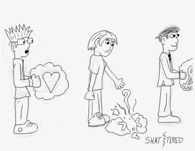 #inktober #inktober2017 Day 12 Shattered - Cartoon, transparent png download