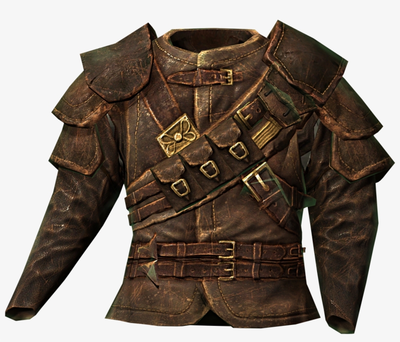 Armor Leather 02 - Male Thieves Guild Armor, transparent png download