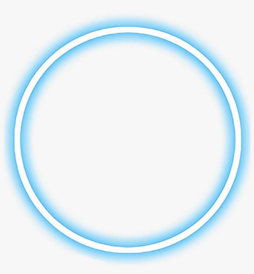 Blue Neon Fteblue Ftestickers Freetoedit Freetouse Neon Light Circle Png Png Image Transparent Png Free Download On Seekpng