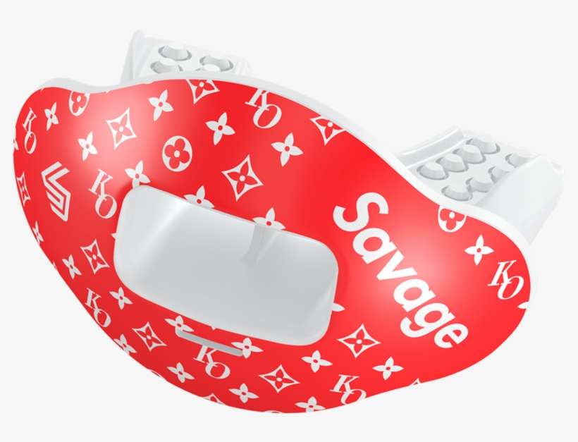 Shock Doctor X Kickasso Artist Series Savage Max Airflow - Savage Shock Doctor Mouthguard, transparent png download