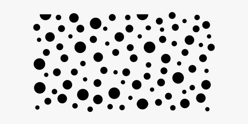 Black Polka Dots Clip Art At Clker - Black Polka Dots Png, transparent png download