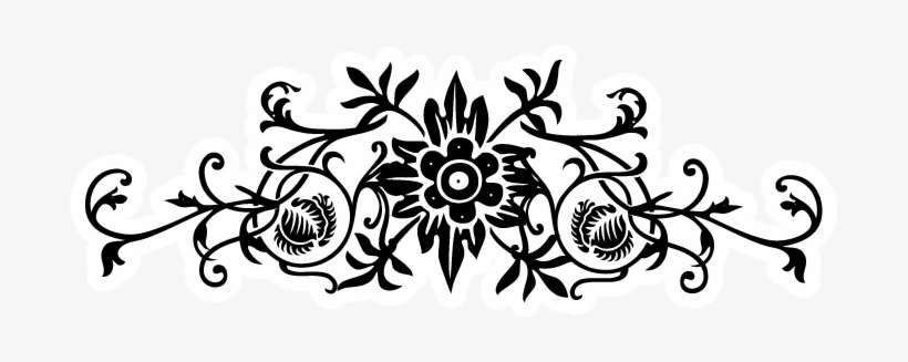 Tattoo Png - Good Floral Design Black And White, transparent png download