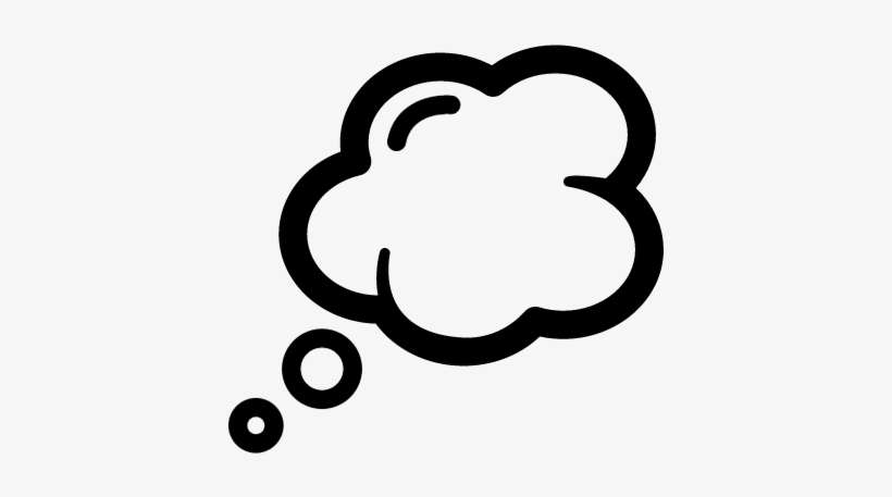 Thought Bubble Vector - Pensamiento Png, transparent png download