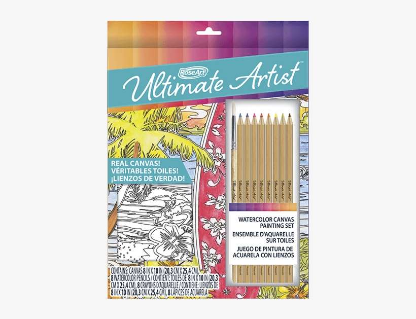 Ultimate Artist Watercolor Canvas Painting Island - Art, transparent png download